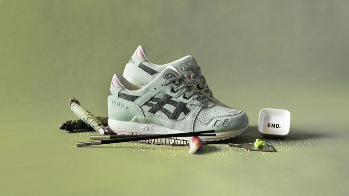 「わさび」から配色したEND Clothing × ASICS TIGER GEL-LYTE III “WASABI”が3/8から発売 (エンド アシックス タイガー ゲルライト 3 “ワサビ”) [H7LPK-8512]