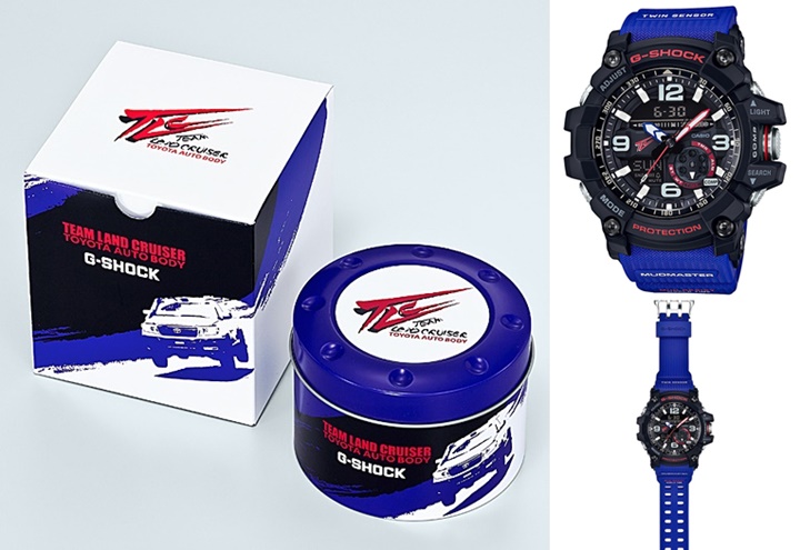 TEAM LAND CRUISER TOYOTA AUTO BODY × G-SHOCK コラボが3月発売 (バートン Gショック ジーショック チームランドクルーザー・トヨタオートボデー)