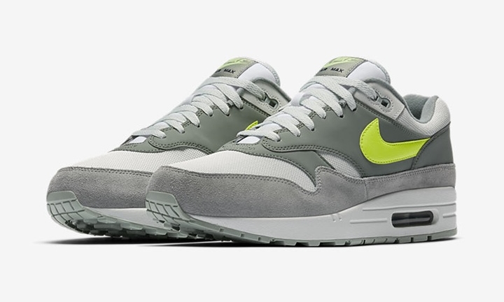 【オフィシャルイメージ】ナイキ エア マックス 1 ”グレー/イエロー” (NIKE AIR MAX 1 “Grey/Yellow”) [AH8145-300]