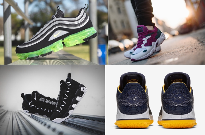 【まとめ】3/9発売の厳選スニーカー！(NIKE AIR VAPORMAX 97 “Black/Volt”)(AIR MORE MONEY “Black/White”)(AIR JORDAN 32 XXX2 LOW PF)(ASICS TIGER GEL-DIABLO “Baton Rouge”)他