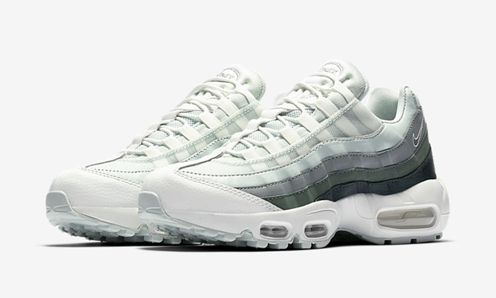 【オフィシャルイメージ】ナイキ ウィメンズ エア マックス 95 “バーレイ グレー” (NIKE WMNS AIR MAX 95 “Barely Grey”) [307960-013]