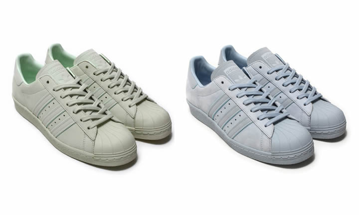 4月上旬発売！adidas Originals SUPERSTAR 80s "Aero Green/Aero Blue" (アディダス オリジナルス スーパースター 80s "エアロ グリーン/エアロ ブルー") [CQ2658,2659]