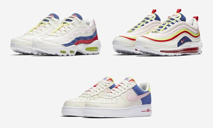 コーデュロイ素材を使用した、ナイキ エア フォース 1 / エア マックス 995/97 (NIKE AIR FORCE 1 / AIR MAX 95/97 “Corduroy”)