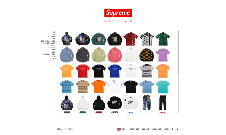 3/17発売！シュプリーム × アンダーカバー (SUPREME UNDERCOVER) & 2018 SPRING/SUMMER レギュラーアイテム一覧！