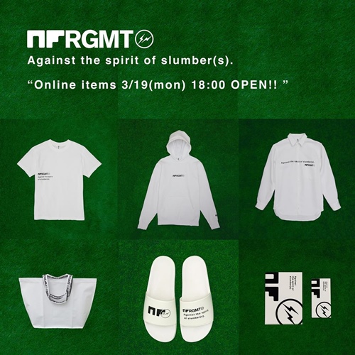 サカナクション 山口 一郎氏「nf」 × フラグメント 藤原ヒロシ氏「FRAGMENT」がタッグを組んだ「nFRAGMENT」が3/19オンライン発売！