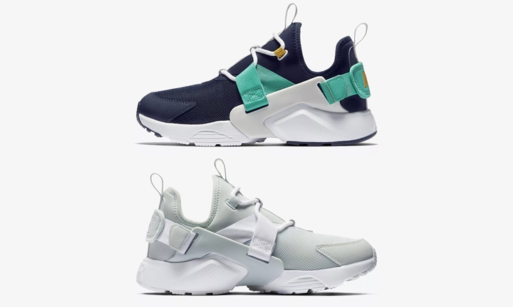 ナイキ ウィメンズ エア ハラチ シティ ロー “ベアリー グレー/オブシディアン” (NIKE WMNS AIR HUARACHE CITY LOW “Barely Gray/Obsidian”) [AH6804-005,401]