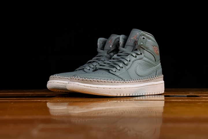 ナイキ ウィメンズ エア ジョーダン 1 ハイ プレミアム “グレー グリーン” (NIKE WMNS AIR JORDAN 1 HIGH PREMIUM “Grey/Green”) [AH7389-315]