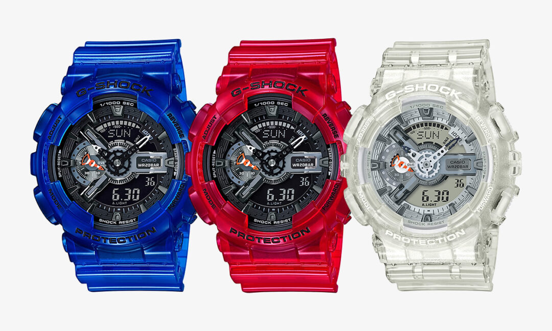 G-SHOCKから世界中の美しい海や、海中に生息する珊瑚や熱帯魚などの生物をモチーフに、スケルトン素材を採用したモデルが3月発売 (Gショック ジーショック)