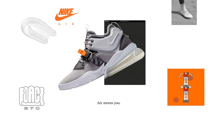 【オフィシャルイメージ】3/22発売！ナイキ エア フォース 270 “ウルフ グレー/ダーク グレー” (NIKE AIR FORCE 270 “Wolf Grey/Dark Grey”) [AH6772-002]