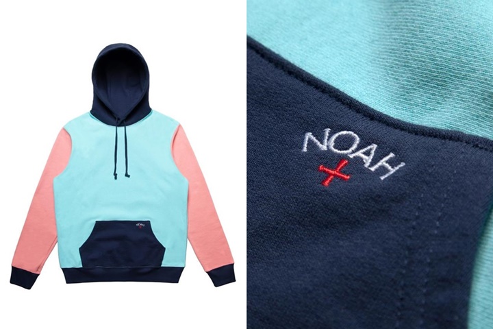 Noah Color Block Hoodie “Multi” (ノア カラー ブロック フーディー “マルチ”)