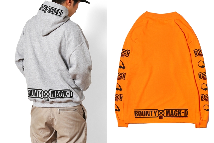 MACKDADDY x BOUNTY HUNTER のダブルネーム プルオーバー/LS ポケット TEEが4月上旬発売 (マックダディー バウンティーハンター)