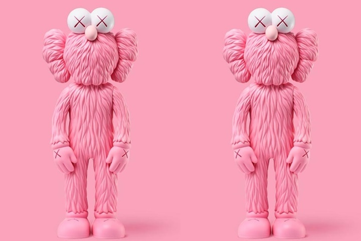 ピンクカラーのKAWS BBFが3/27にKAWSONE.comにてリリース (カウズ BBF Pink)