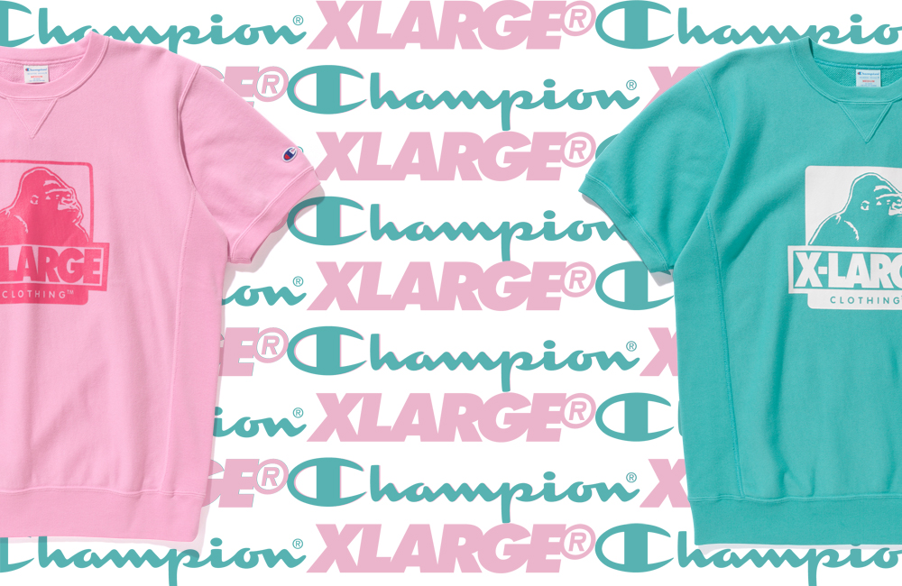 XLARGE × Champion 2018 S/S コラボが3/30発売！ (エクストララージ チャンピオン)