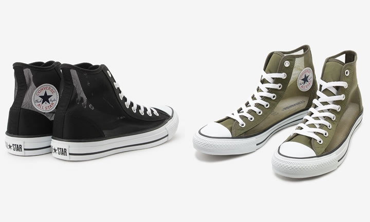 あえて靴下を魅せる！アッパーにシースルーメッシュを採用したCONVERSE ALL STAR BREATHY HI (コンバース オールスター ブリージー HI)