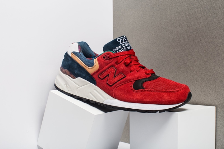 New Balanceからスエード/メッシュ/デニムなどの異素材を使用した「M999 WEB」が海外展開 (ニューバランス)