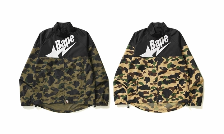 A BATHING APEからBAPE STA ロゴとカモフラを融合したジャケット「1ST CAMO CYCLE JACKET」が3/31から発売 (ア ベイシング エイプ)