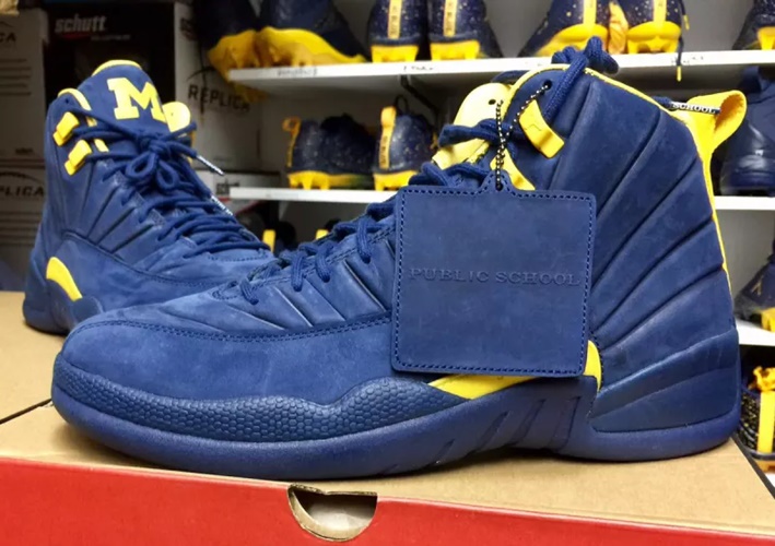 4/28発売予定！パブリックスクール × ナイキ エア ジョーダン 12 レトロ “ミシガン” (PSNY NIKE AIR JORDAN XII RETRO “Michigan”) [BQ3180-407]