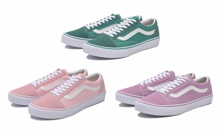 アッパーにトレンドのペールカラーを使用したVANS OLD SKOOL DX V36CL+ 2018 SPRINGが4/7から発売 (バンズ オールドスクール)