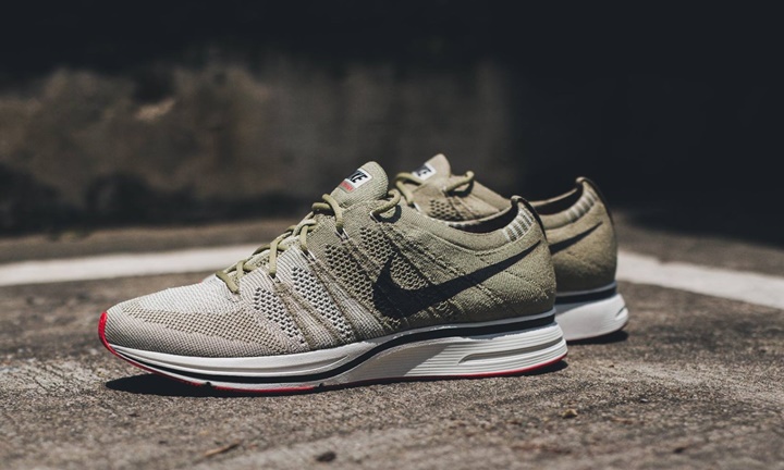 nike flyknit trainer neutral olive