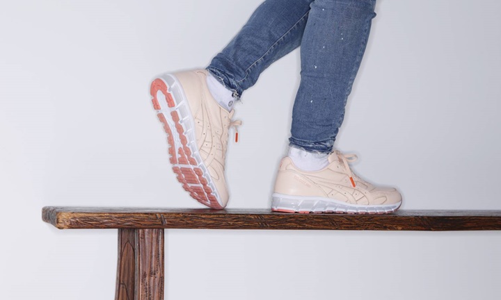 第4弾は「ピンクベージュ」カラーが4/6発売！atmos × ASICS GEL-INST 360 "APRICOT ICE" (アトモス アシックス ゲル インスト “アプリコット アイス”)