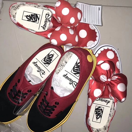 バンズ × ミッキー/ミニーのスタイルを表現したサンプルモデルが登場 (VANS Mickey Minnie)