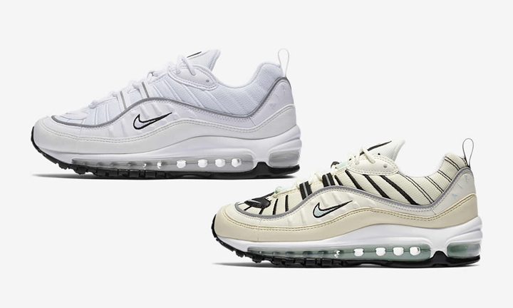 【オフィシャルイメージ】4/12発売！ナイキ ウィメンズ エア マックス 98 “ホワイト/セイル” (NIKE WMNS AIR MAX 98 “White/Sail”) [AH6799-103,105]