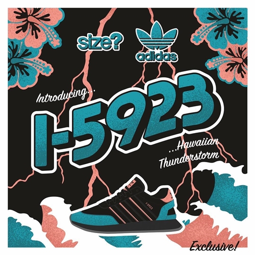 4/6発売予定！Size? × adidas Originals I-5923 “The Hawaiian Thunderstorm” (サイズ アディダス オリジナルス I-5923 “ザ ハワイアン サンダーストーム”)