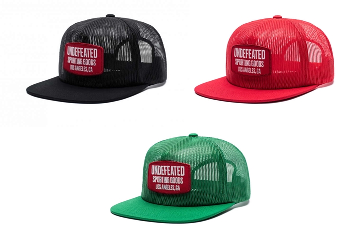 バイザー以外全部メッシュ！UNDEFEATED 2018 S/S “FULL MESH TRUCKER” (アンディフィーテッド フルメッシュトラッカー)