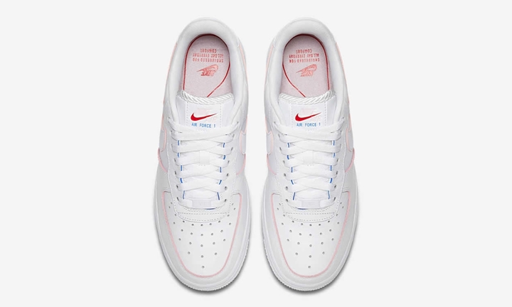 【オフィシャルイメージ】ナイキ エア フォース 1 ロー “ホワイト/ブルー/レッド” (NIKE AIR FORCE 1 LOW “White/Blue/Red”) [AQ4139-100]