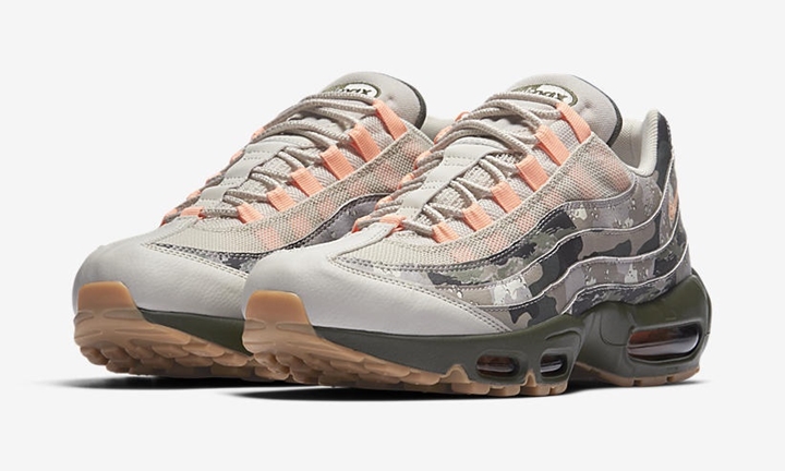 atmos限定！ナイキ エア マックス 95 エッセンシャル “デザート サンド/サンセット ティント” (NIKE AIR MAX 95 ESSENTIAL “Desert Sand/Sunset Tint”) [AQ6303-001]