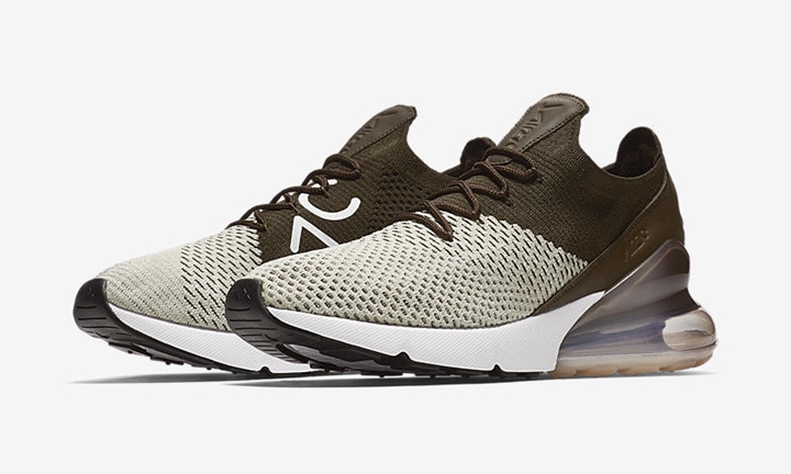 4/12発売！ナイキ エア マックス 270 フライニット “ライト ボーン/ダーク ヘーゼル” (NIKE AIR MAX 270 FLYKNIT “Light Bone/Dark Hazel”) [AO1023-002]