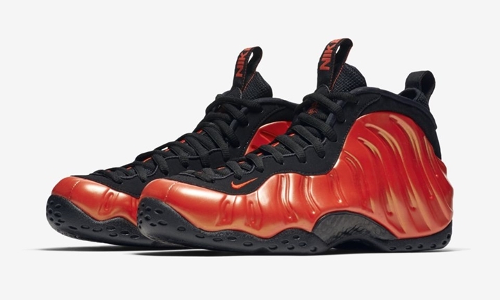 nike air foamposite habanero red