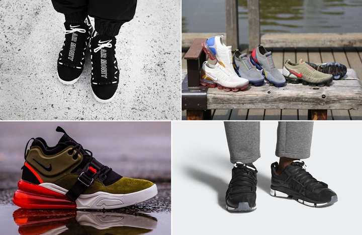 【まとめ】4/13発売の厳選スニーカー！(NIKE AIR MORE MONEY “Black/Metallic Silver”)(AIR VAPORMAX 2.0 FLYKNIT)(adidas Originals Twinstrike ADV STRETCH LEATHRE “Core Black”)(AIR FORCE 270 “Medium Olive/Challenge Red”)他