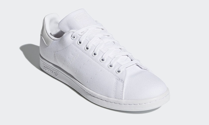 4/19発売！丈夫な厚手のキャンバスアッパーを装備したadidas Originals STAN SMITH “Running White” (アディダス オリジナルス スタンスミス “ランニング ホワイト”) [DA9145]