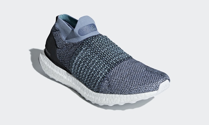 4/27発売予定！Parley for the Oceans × adidas ULTRA BOOST LACELESS “Carbon/Blue Spirit” (パーレイ・フォー・ジ・オーシャンズ アディダス ウルトラ ブースト レースレス “カーボン/ブルー スピリット”) [CM8271]