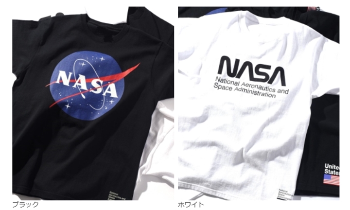 アメリカ航空宇宙局「NASA」とSHIPSのコラボグラフィックTEEが6月上旬発売 (シップス)