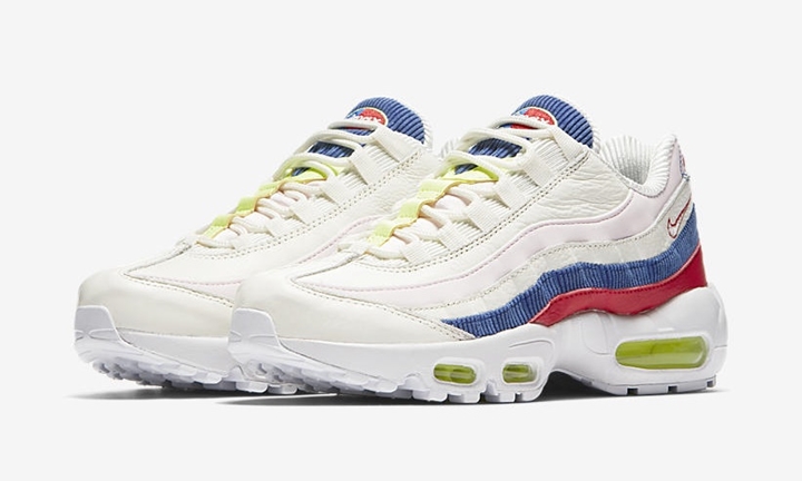 ナイキ ウィメンズ エア マックス 95 SE コーデュロイ “セイル/アトミック ピンク” (NIKE WMNS AIR MAX 95 SE CORDUROY “Sail/Arctic Pink”) [AQ4138-101]のオフィシャルイメージが登場！