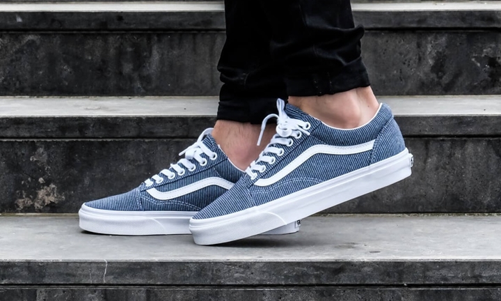 VANS OLD SKOOL JERSEY "Blue/True White" (バンズ オールドスクール ジャージ "ブルー/トゥルー ホワイト")