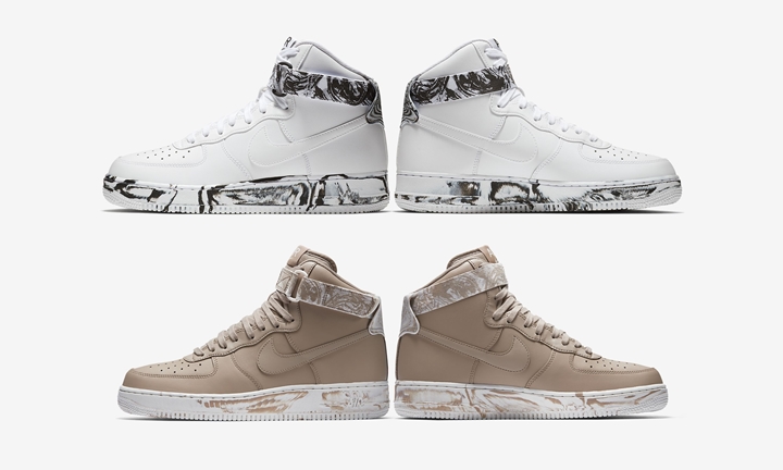 【オフィシャルイメージ】ナイキ エア フォース 1 ハイ 07 レザー “ホワイト/サンド” (NIKE AIR FORCE 1 HIGH 07 LEATHRE “White/Sand”) [AT3293-100,200]