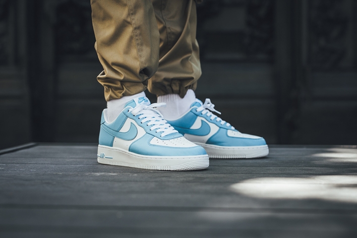 ナイキ エア フォース 1 ロー “ブルー ゲイル/ホワイト” (NIKE AIR FORCE 1 LOW “Blue Gale/White”) [AQ4134-400]