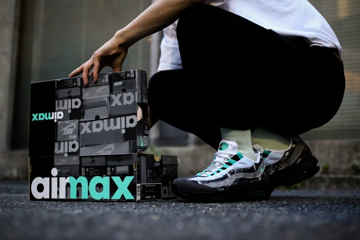 4/28発売！ナイキ エア マックス 95 アトモス “ウィー ラブ ナイキ” “クリア ジェイド” (NIKE AIR MAX 95