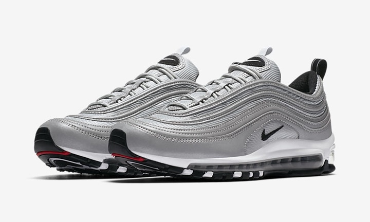 【オフィシャルイメージ】ナイキ エア マックス 97 プレミアム “リフレクト シルバー/ブラック” (NIKE AIR MAX 97 PREMIUM “Reflect Silver/Black”) [312834-007]