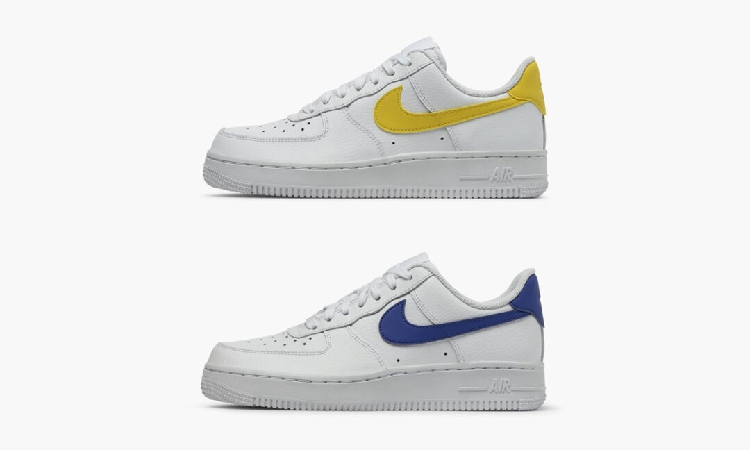 ナイキ ウィメンズ エア フォース 1 07 ロー “ビビッド サルファー/ラッシュ バイオレット”(NIKE WMNS AIR FORCE 1 07 LOW “Vivid Sulfur/Rush Violet”) [315115-150,151]