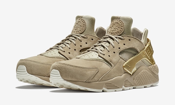 ナイキ エア ハラチ ラン プレミアム “カーキ/メタリック ゴールド コイン” (NIKE AIR HUARACHE RUN PREMIUM “Khaki/Metallic Gold Coin”) [704830-201]