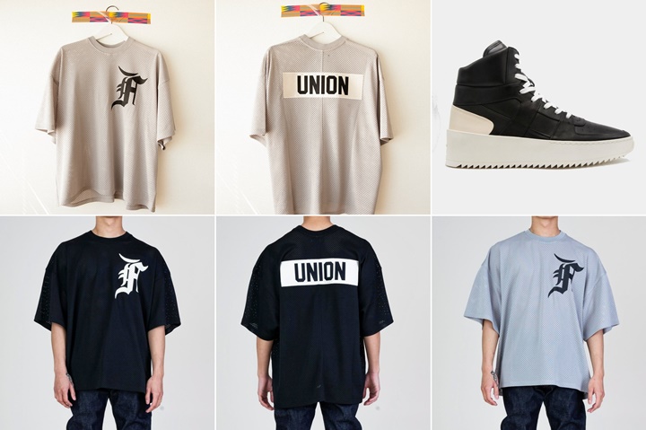 UNION限定！FEAR OF GOD "MESH TEE/BASKET SNEAKERS" (ユニオン フィア オブ ゴッド "メッシュ バスケット スニーカー")