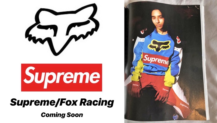 【リーク】SUPREME × FOX RACING コラボショットが登場 (シュプリーム フォックス レーシング)