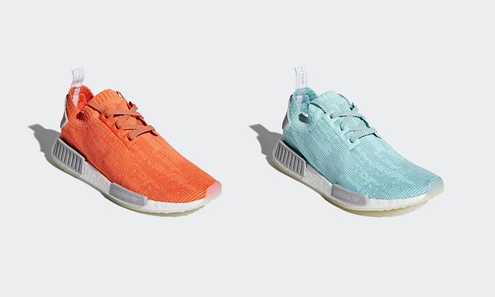 5/1発売！adidas Originals NMD_R1 PRIMEKNIT {PK} “Trace Orange/Aqua” (アディダス オリジナルス エヌ エム ディー プライムニット “トレース オレンジ/アクア”) [B43522,43523]