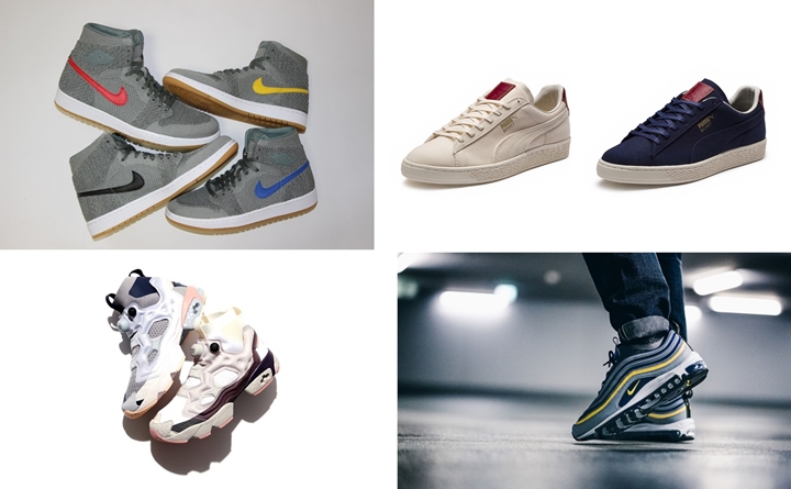 【まとめ】5/1発売の厳選スニーカー！(NIKE AIR JORDAN 1 RETRO HIGH FLYKNIT “BEST HANDS IN THE GAME”)(AIR MAX 97 “Wolf Grey/Tour Yellow”)(REEBOK INSTA PUMP FURY FURY ULTK DP)(PUMA BASKET MADE IN JAPAN YACHTLIFE)他