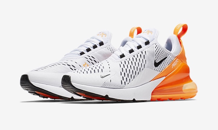 【オフィシャルイメージ】ナイキ ウィメンズ エア マックス 270 “ホワイト/オレンジ” (NIKE WMNS AIR MAX 270 “White/Orange”) [AH6789-104]