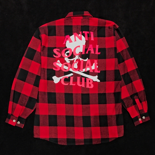 mastermind TOKYOにて、5/3から先着でAnti Social Social Club コラボ"flannel shirt"がリリース (マスターマインド トウキョウ アンチ ソーシャル ソーシャル クラブ)